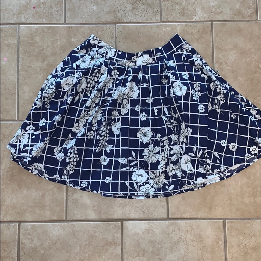 Express Floral Skirt
